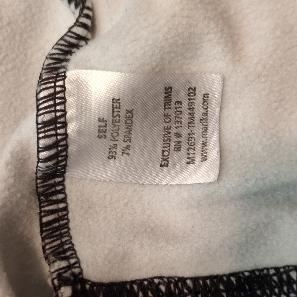 Marika Tel Dri-Wik Black Patterned Women's Hopdie Size Large - Picture 11 of 12